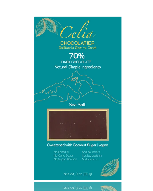 70% Dark Chocolate - Sea Salt (3.8oz)