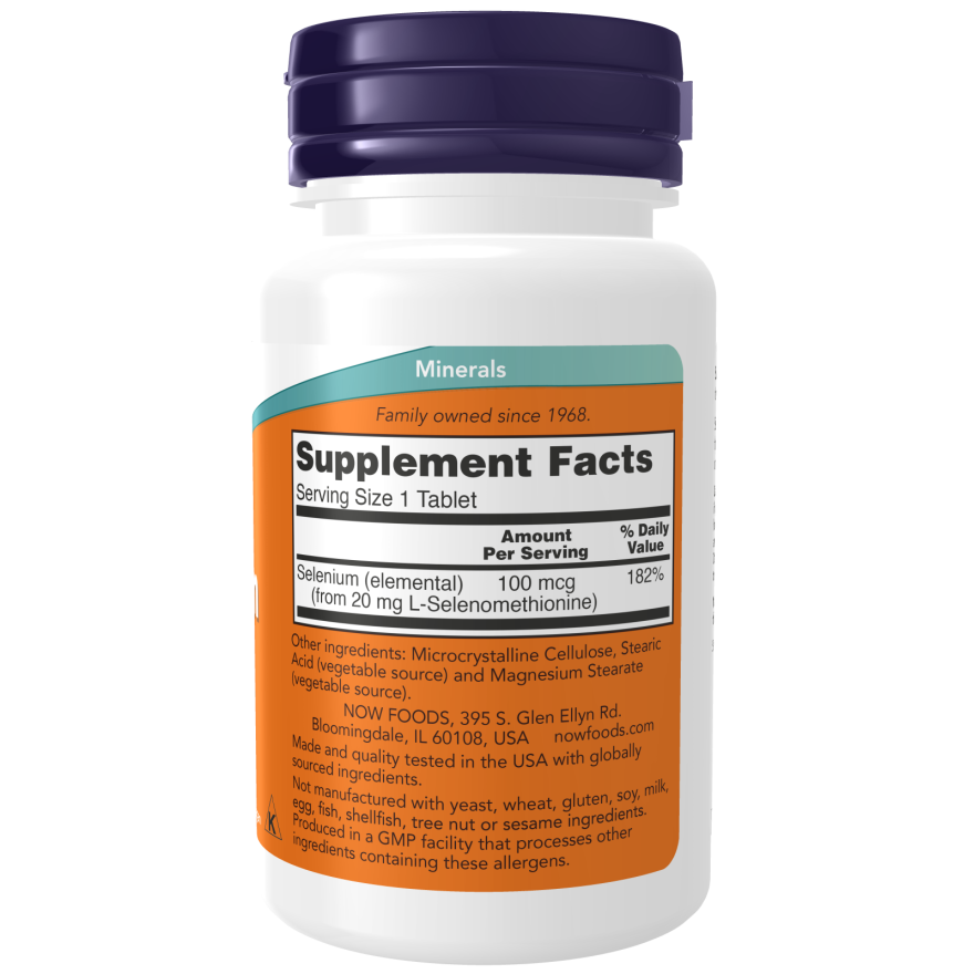 Selenium 100 mcg Tablets-Minerals-AlchePharma