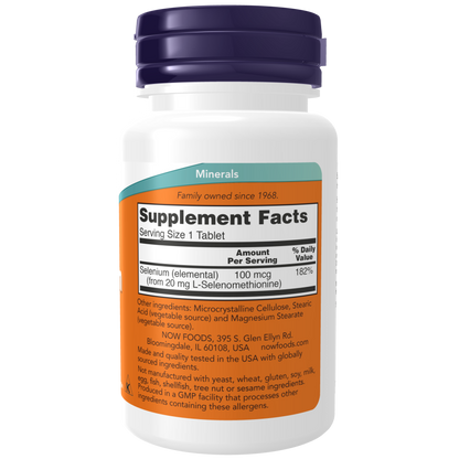 Selenium 100 mcg Tablets-Minerals-AlchePharma