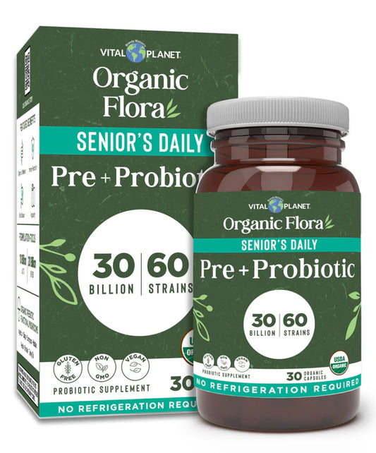 Organic Flora Senior’s Daily Probiotic Supplement