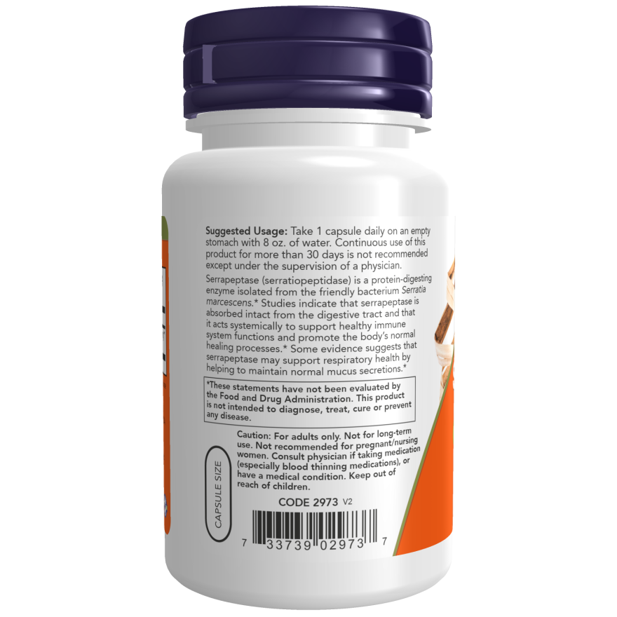 Serrapeptase Veg Capsules-Digestive Support-AlchePharma
