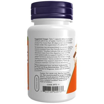 Serrapeptase Veg Capsules-Digestive Support-AlchePharma