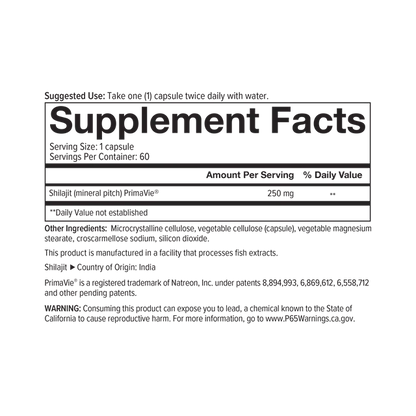 Shilajit for Men 60 Capsules-Men's Health-AlchePharma