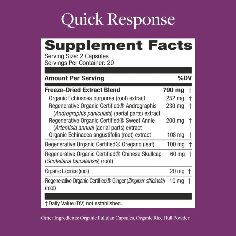 Quick Response (40 ct)