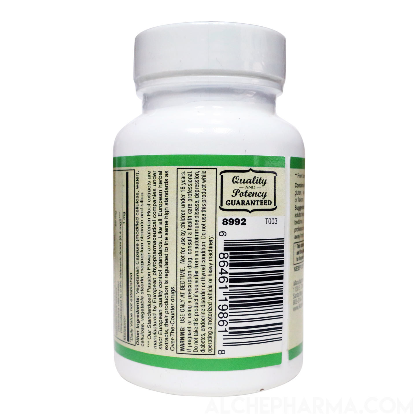 Sleep Support - Advanced Theanine Melatonin Blend ( For Bedtime Use Only )-Sleep and Relaxation-AlchePharma