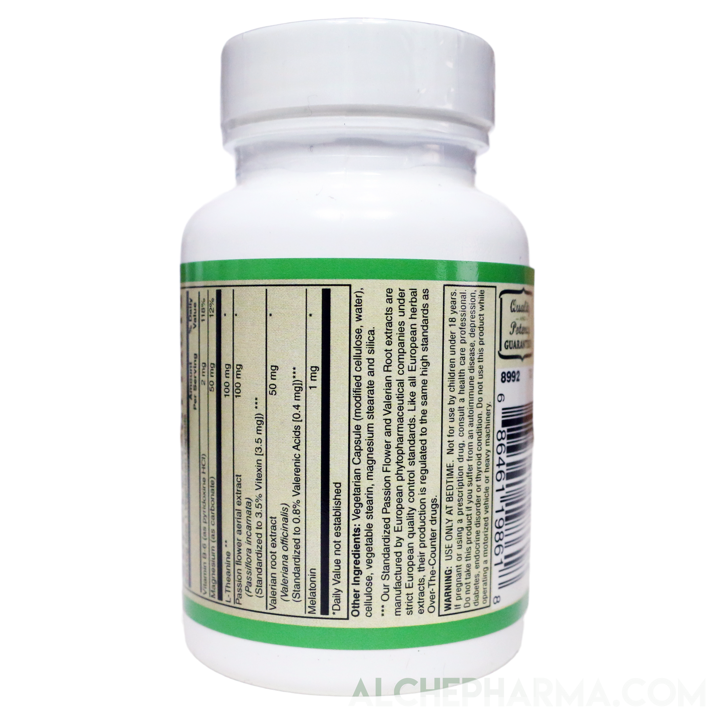 Sleep Support - Advanced Theanine Melatonin Blend ( For Bedtime Use Only )-Sleep and Relaxation-AlchePharma