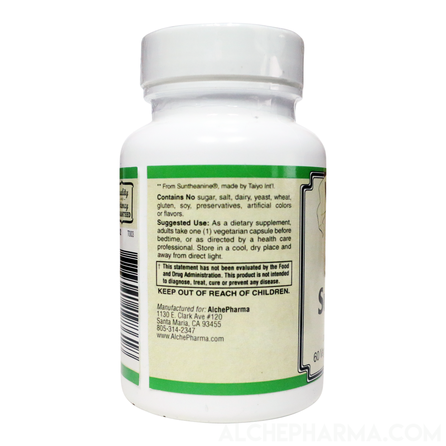 Sleep Support - Advanced Theanine Melatonin Blend ( For Bedtime Use Only )-Sleep and Relaxation-AlchePharma