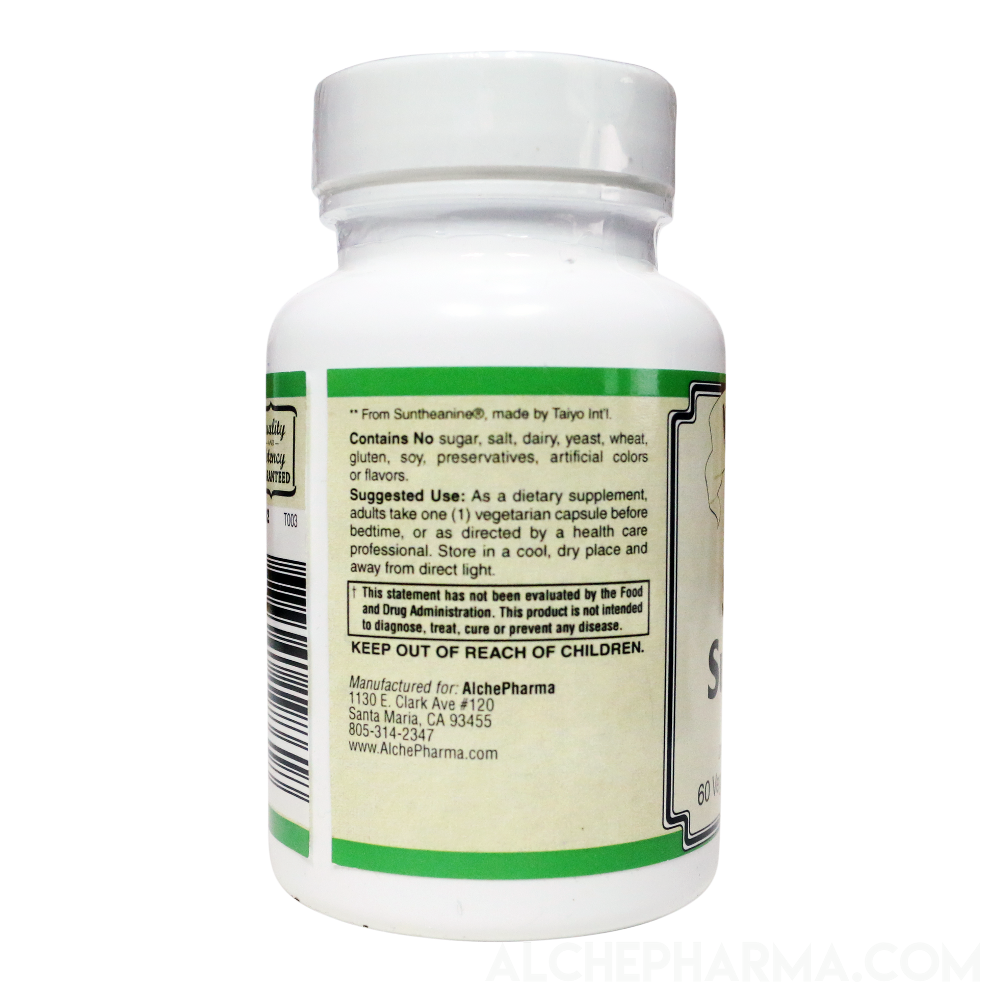 Sleep Support - Advanced Theanine Melatonin Blend ( For Bedtime Use Only )-Sleep and Relaxation-AlchePharma
