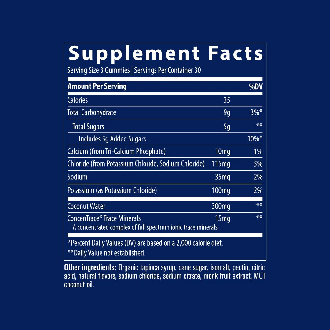 Electrolyte Stamina - Lemon Lime - 90 Gummies