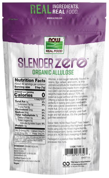 Slender Zero™ Allulose, Organic Powder