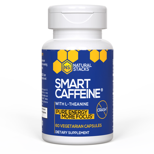 Smart Caffeine - with L-Theanine - 60 Capsules