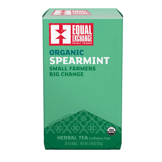 Spearmint Tea - Organic, Caffeine Free - 20 Tea Bags