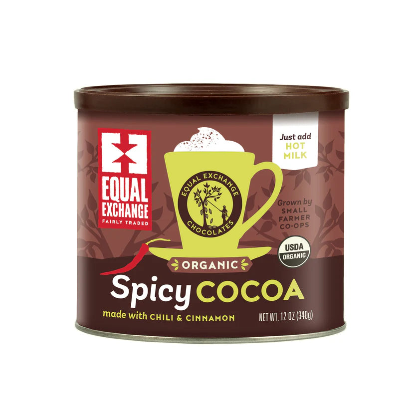 Spicy Hot Cocoa Mix - Organic, with Chili and Cinnamon - 12 Oz.