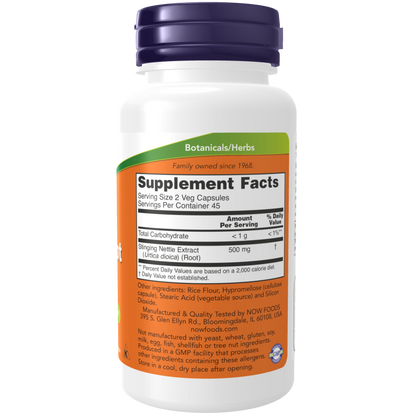 Stinging Nettle Root Extract 250 mg Veg Capsules-Herbs-AlchePharma