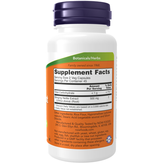 Stinging Nettle Root Extract 250 mg Veg Capsules-Herbs-AlchePharma
