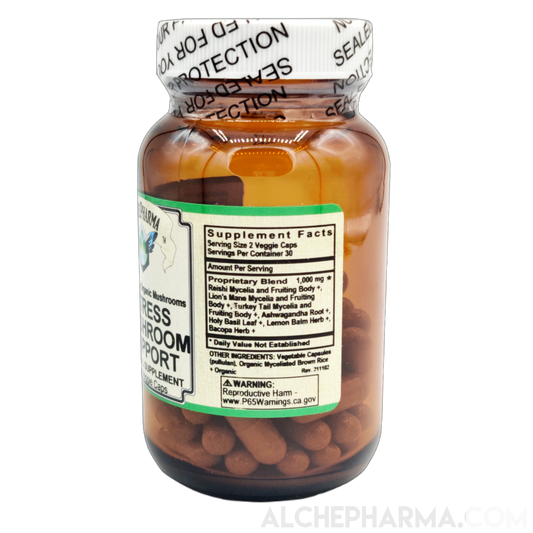 Stress Mushroom Support (90 vcap)-AlchePharma