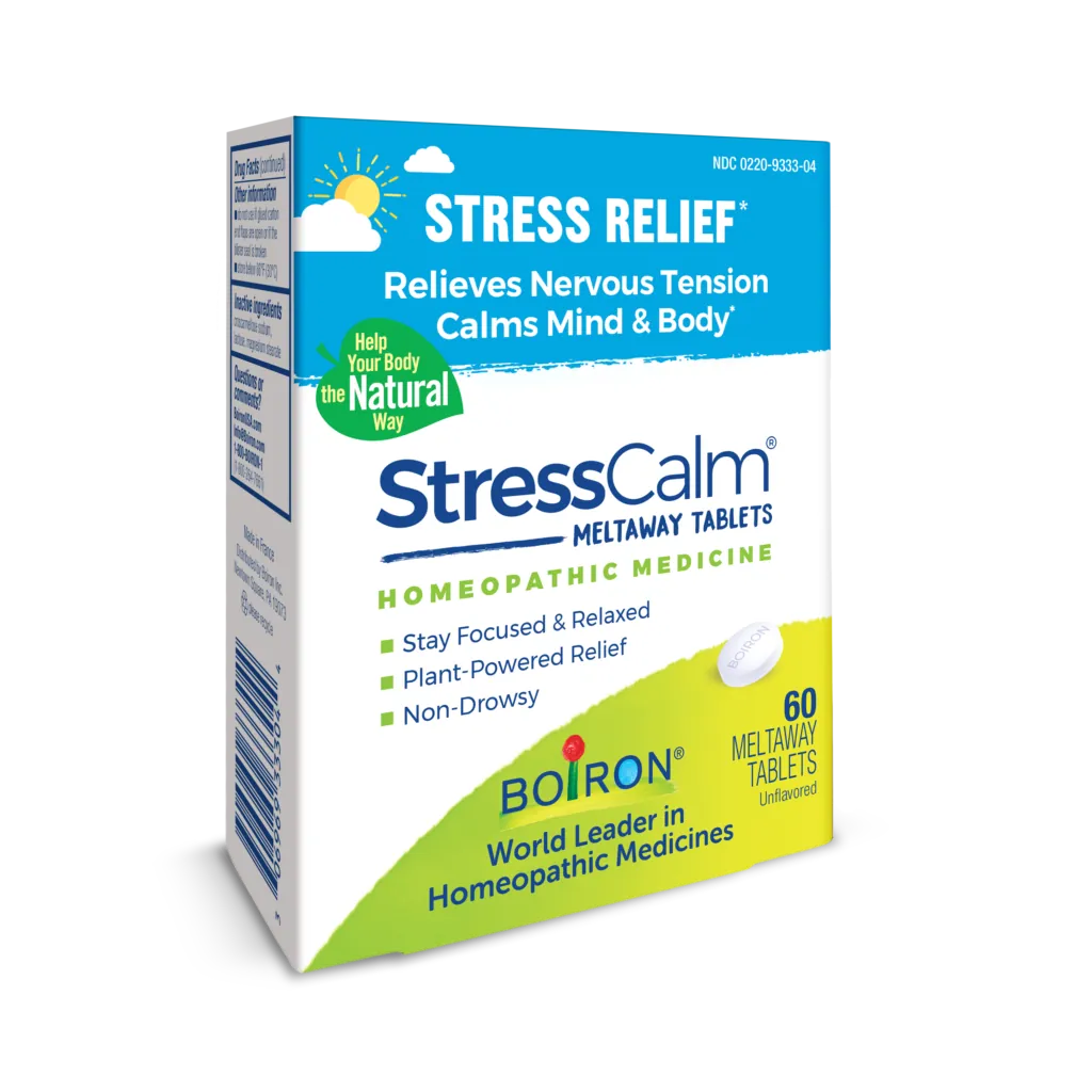 StressCalm - Homeopathic Stress Relief - 60 Meltaway Tablets