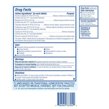 StressCalm - Homeopathic Stress Relief - 60 Meltaway Tablets