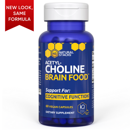 Acetyl-Choline Brain Food - Support for Cognitive Function - 60 Capsules