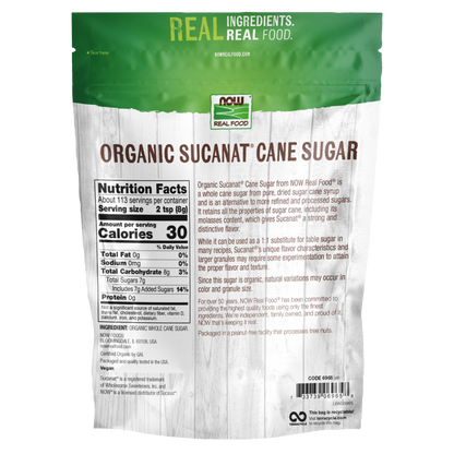 Sucanat® Cane Sugar, Organic-Natural Foods-AlchePharma