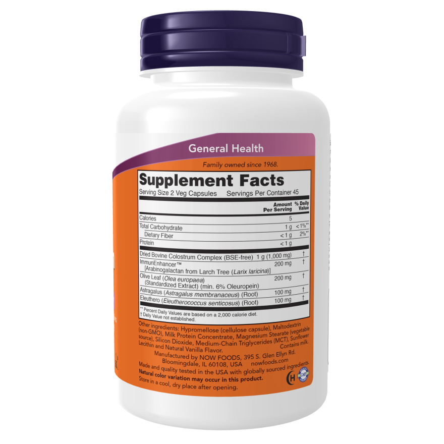 Super Colostrum 500 mg Veg Capsules-Immune System Enhancers-AlchePharma