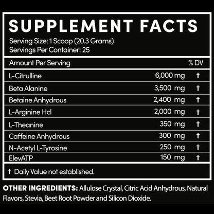 PRE-Workout Watermelon 1.50 Lb