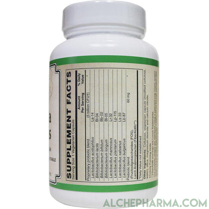 Suprema Dophilus Authentic ( Danisco -BEARS- Poly Matrix Stomach Acid Resistant Strains ) w/ arabinogalactans-Probiotics-AlchePharma-60 Veg Caps-AlchePharma