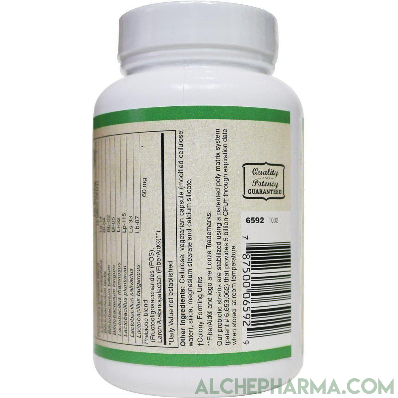 Suprema Dophilus Authentic ( Danisco -BEARS- Poly Matrix Stomach Acid Resistant Strains ) w/ arabinogalactans-Probiotics-AlchePharma-60 Veg Caps-AlchePharma
