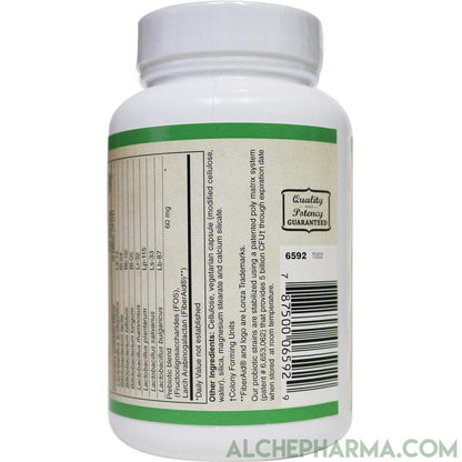 Suprema Dophilus Authentic ( Danisco -BEARS- Poly Matrix Stomach Acid Resistant Strains ) w/ arabinogalactans-Probiotics-AlchePharma-60 Veg Caps-AlchePharma
