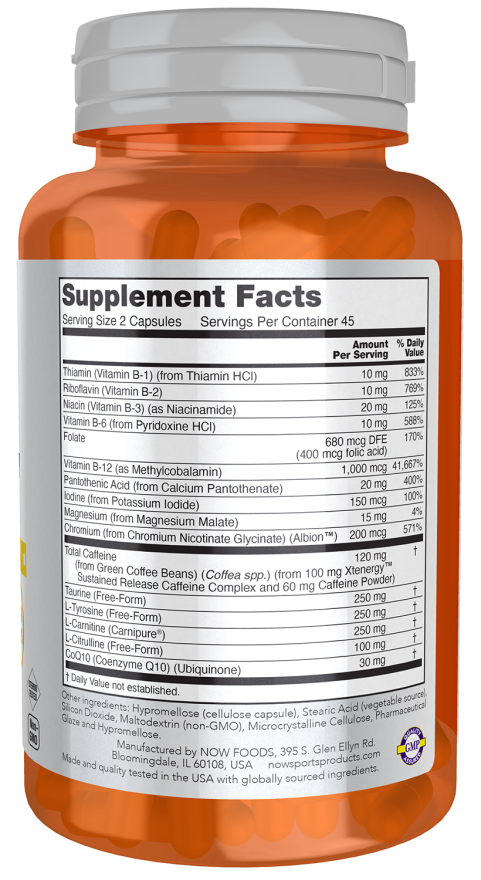 Sustained Energy Capsules
