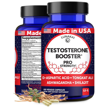 Testosterone Booster - Pro Strength- 60 Capsules