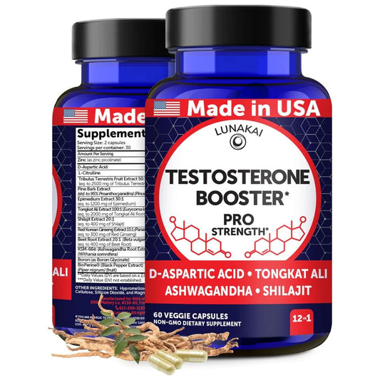 Testosterone Booster - Pro Strength- 60 Capsules