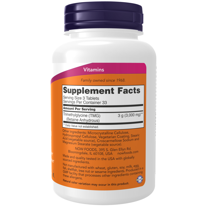 TMG Betaine 1,000 mg Tablets-Vitamins-AlchePharma