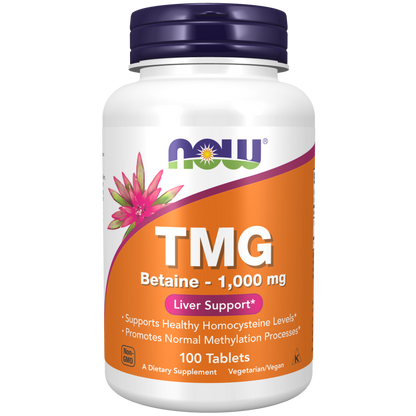 TMG Betaine 1,000 mg Tablets-Vitamins-AlchePharma
