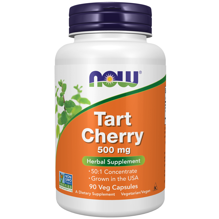 Tart Cherry 500 mg Veg Capsules-Herbs-AlchePharma