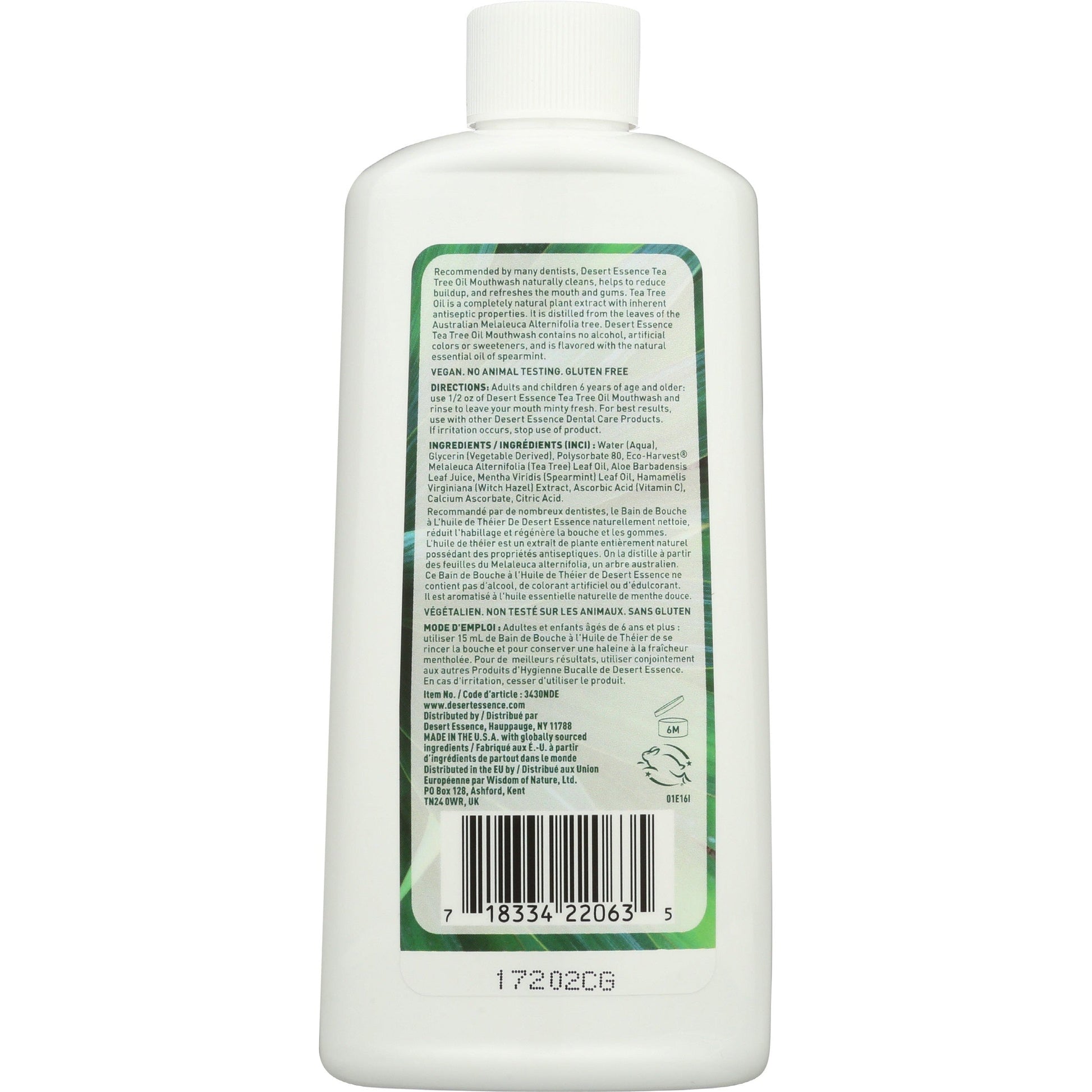 Tea Tree Oil Mouthwash - Spearmint-Mouthwash-AlchePharma