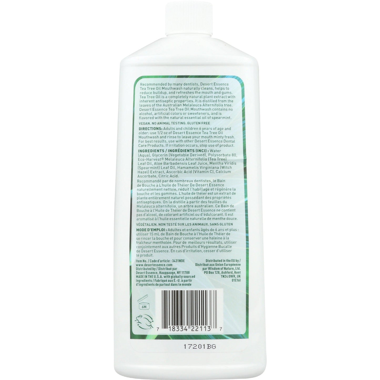 Tea Tree Oil Mouthwash - Spearmint-Mouthwash-AlchePharma