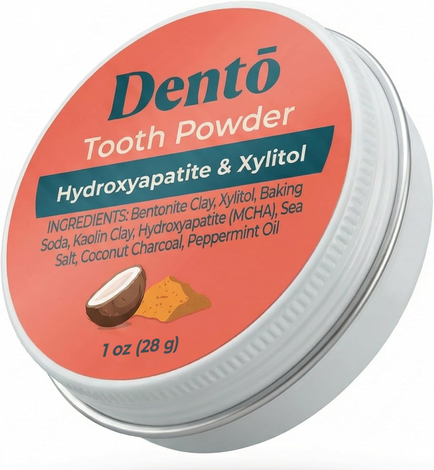Whitening Tooth Powder Hydroxyapatite & Xylitol 1oz