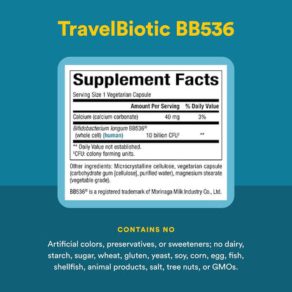 Travelbiotic Capsules
