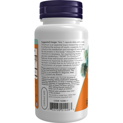 Tri-Chromium™ 500 mcg with Cinnamon Veg Capsules-Minerals-AlchePharma