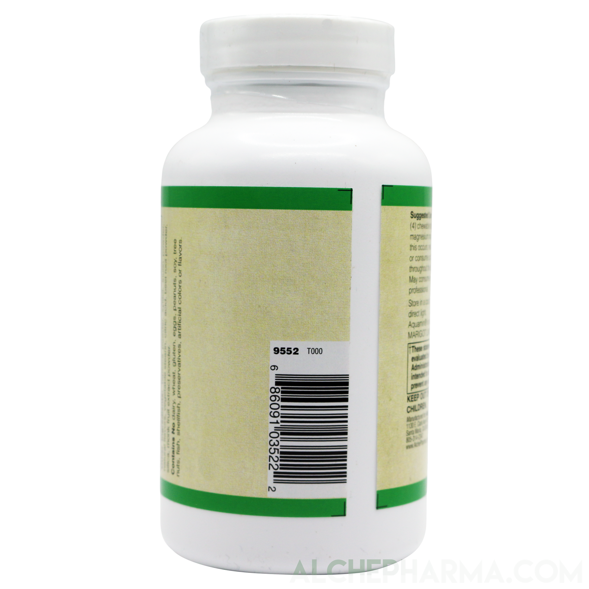 Triple Source Chewable Magnesium Aquamin® Citrate and Chelate Vegan, great tasting Berry Lemonade-Vitamins & Supplements-AlchePharma