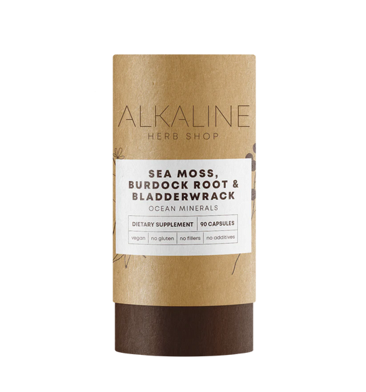 Sea Moss, Burdock Root & Bladderwrack Supplement - 90 Capsules