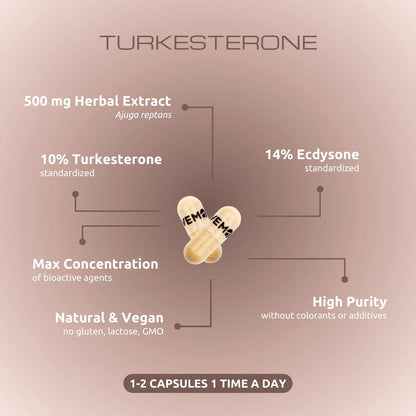 Turkesterone - 60 capsules