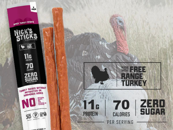 Snack Stick,Spicy Turkey,FrrRnge