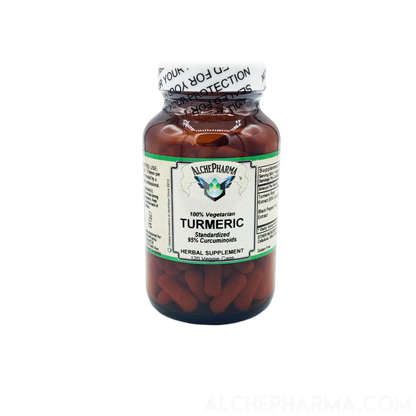 Turmeric (95% Curcuminoids - 450 mg - Gluten Free)-AlchePharma