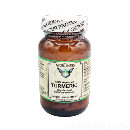 Turmeric (95% Curcuminoids - 450 mg - Gluten Free)-AlchePharma