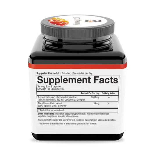 Turmeric Extra Strength 60 Veg Caps-Herbs-AlchePharma