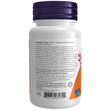 UC-II TYPE II COLLAGEN 40 MG 120 VCAPS-Joint Products-AlchePharma
