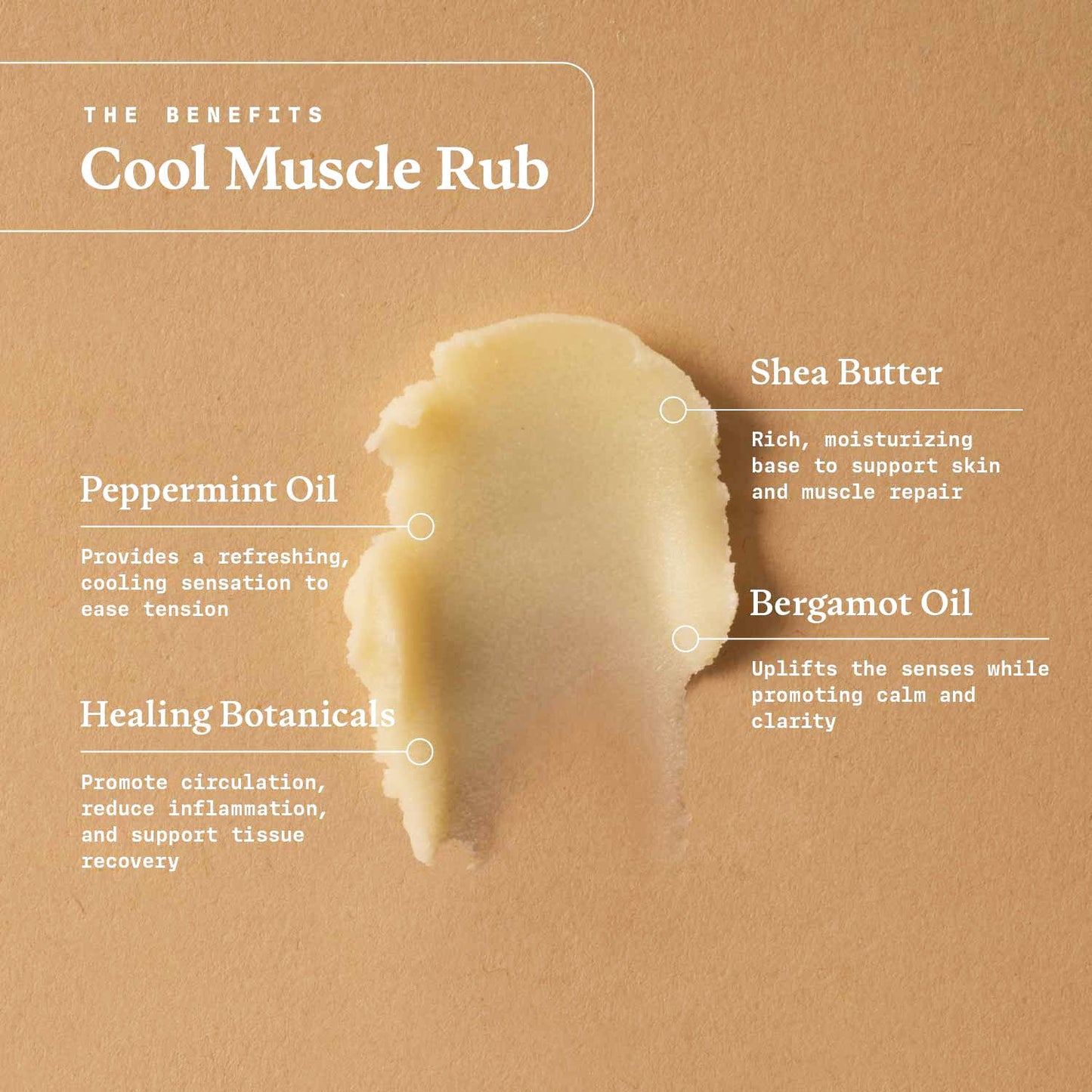 Cool Muscle Rub - Sore Muscle Relief - 1 Oz