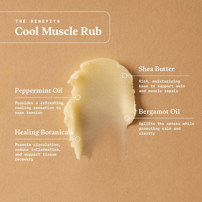 Cool Muscle Rub - Sore Muscle Relief - 1 Oz